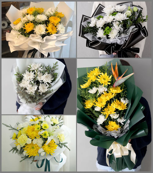 贵州毕节市黔西县沙井乡柏林村白事花束代送
